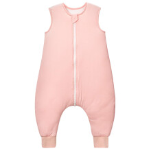 LILBESTIE Bamboo Baby Sleeping Bag with Legs 2.5 Tog Toddler Sleeping Bag with Feet Sleeveless Sleeping Bag Baby 24-36 Months, Pink