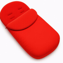 BABYMAM Universal Baby Footmuff for Pushchair & Stroller – Warm Fleece Lining, Water-Resistant, 2-in-1 Cosy Toes, (Plain Red)