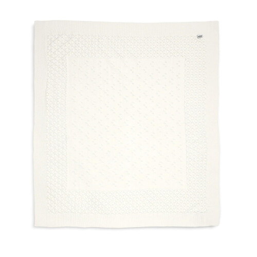 Mamas & Papas Mamas & Papas Small Knitted Blanket, Pointelle 1