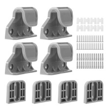 70PCS Retractable Baby Gate Replacement Part, Retractable Pet Dog Stair Gate Mounting Kit Baby Gates Accessories for 55"W X 33"H Safety Gates