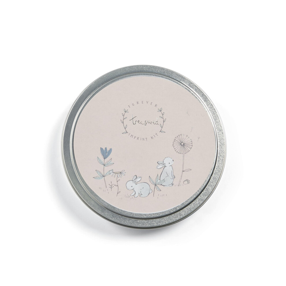 Mamas & Papas Baby Imprint Tin Keepsake Gift Forever Treasured - Pink