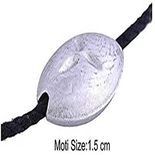 Silver Tilasmi Moti for Teething Babies (2 Moti Pair) 2