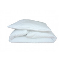 Baby's Comfort DUVET & PILLOW(100% Cotton cover) for CRIB, COT, COTBED or JUNIOR BED (135x100cm for cotbeds)