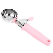 Ice Cream Scoop Stainless Steel Scooper with Ergonomic Comfortable Handle for Frozen Desserts and Fruit