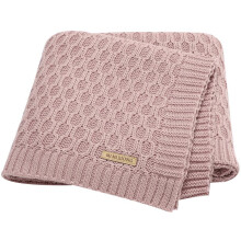 Neiwech Cellular Baby Blanket Knitted Soft Blankets for Newborn Boy Girl 100 * 80cm Pink