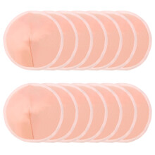 Nursing Breast Pads, 14 Packs Washable Reusable Nipple Pads for Breastfeeding Essentials (Beige, 5.91in)