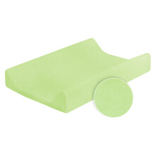 Baby Terry Cover for Changing Mat 70x50 cm for Nappy Changer with Raised Edges (Green)