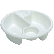 The Neat Nursery Co. Top 'n' Tail Cicular Wash Bowl, 957 White, 0.25 kg 5055378200892