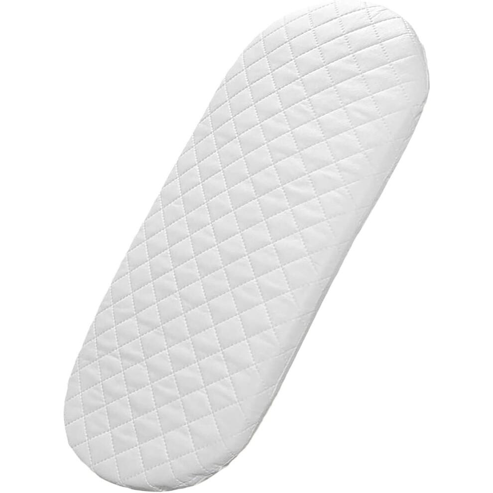 Baby Moses Basket Mattress – Quilted Design, Hypoallergenic, Breathable [Sizes For Most Moses Baskets], Easy To Clean (67 X 35 X 4) Luxe & Komfort