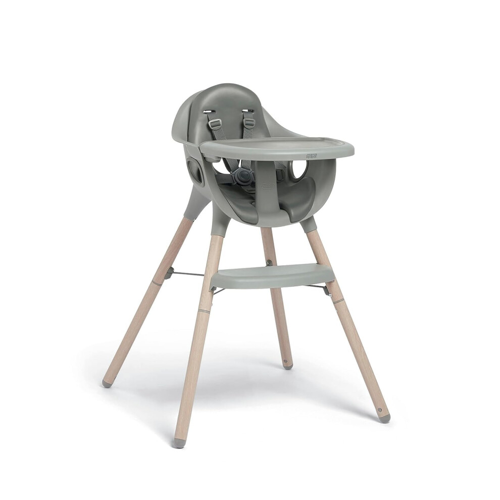 Photos - Highchair Mamas & Papas Juice , Adaptable, Easy Clean Design, Lightweight and Portable, Washed Grey 