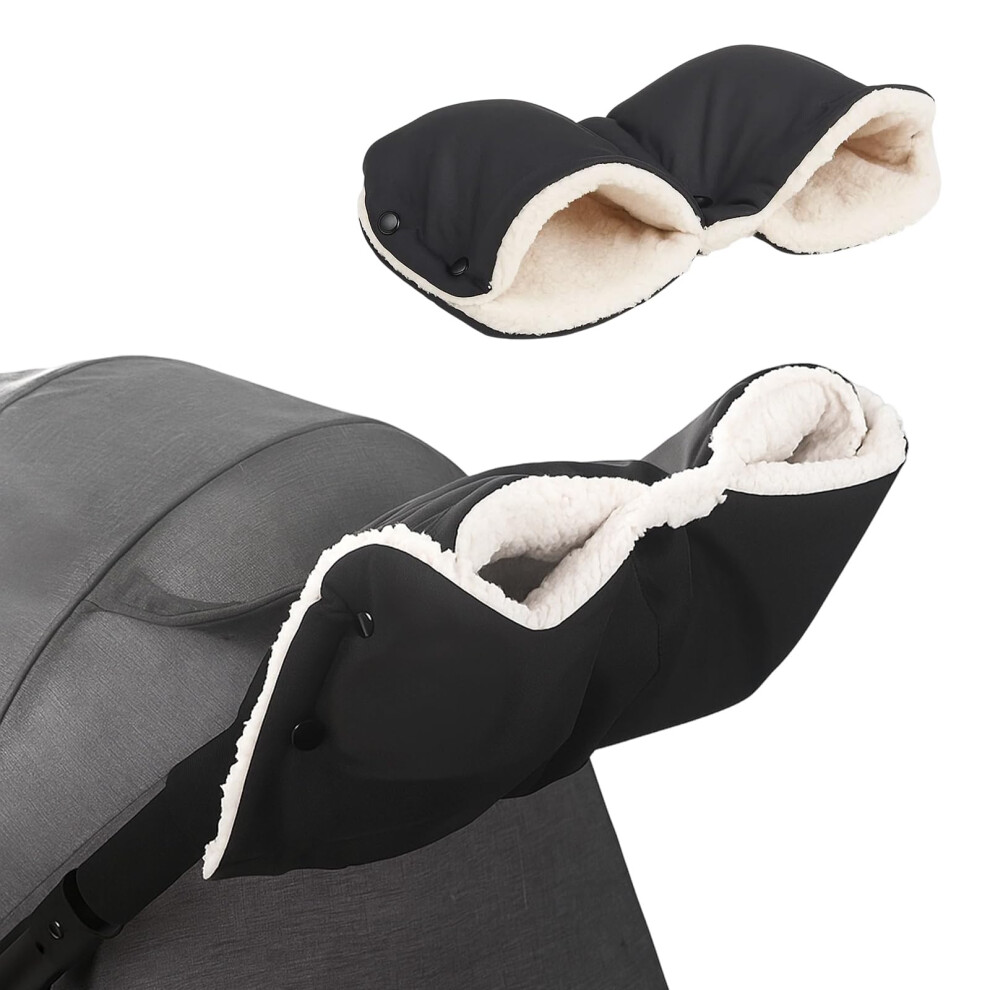 Pram Hand Muff, Pram Hand Warmer For Stroller, Stroller Hand Muffs, Pushchair Hand Muff, Warm Pram Gloves For Stroller, Stroller Accessories Eujrcf