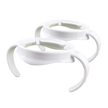 Replacement Bottle Handles Compatible with Avent Natural Response Baby Bottle, White (Pack of 2)