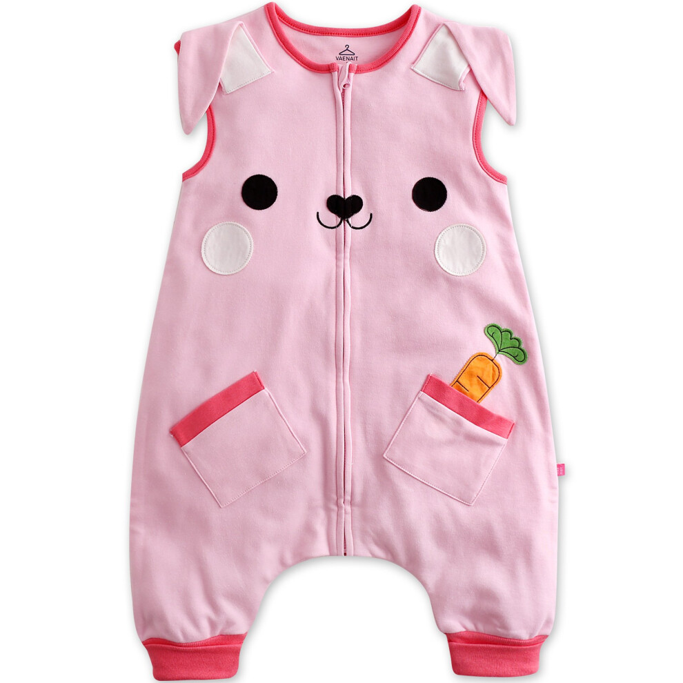 Sleeping Sack With Leg 100% Cotton Wearable Blanket Pyjamas Infant Sleeping Bag Rabbit Sleep M Vaenait Baby