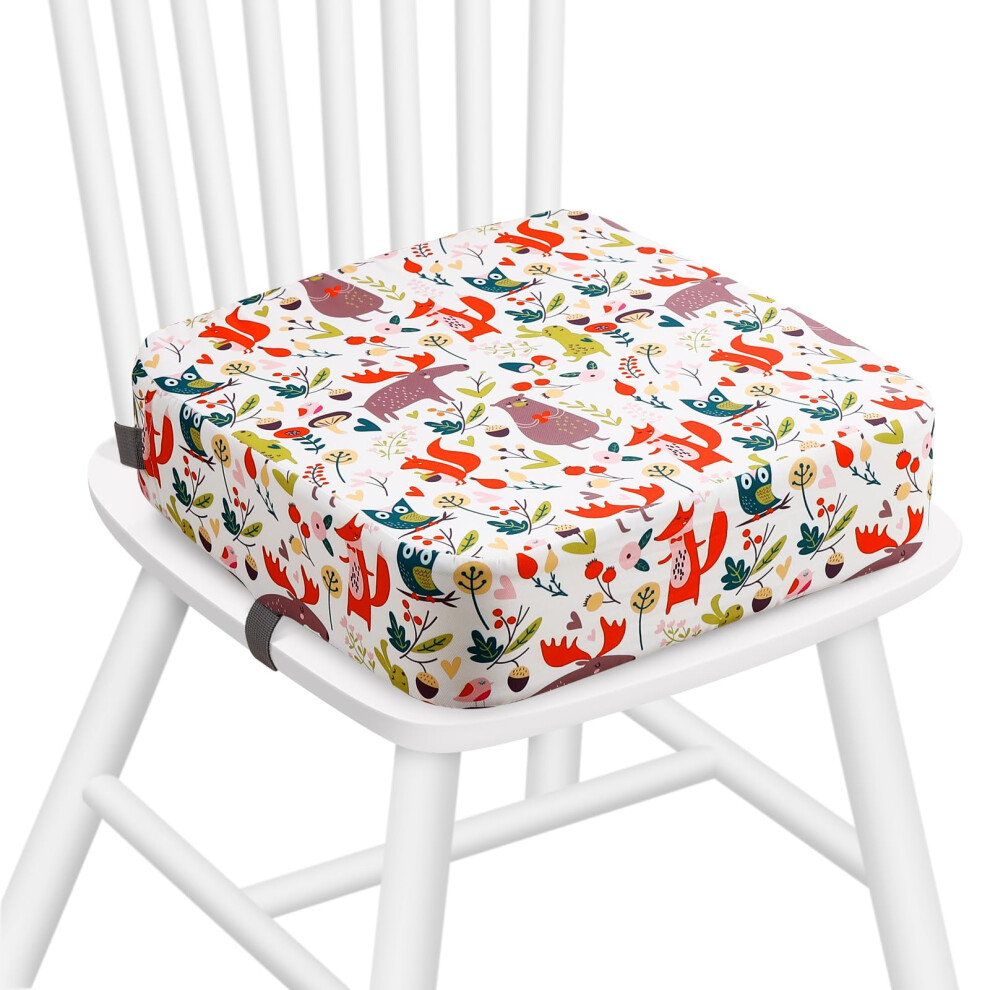 Booster Seat Dining Chair,Portable Toddler Booster Cushion For Dining Table, Travel Heightening Cushion Booster Seat For Baby Kids Child Zicac