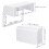 Double SocketCover Box - Self-Adhesive 86 Type Protective Case, Waterproof Outlet Box Cover, Bathroom Socket Protector Adhesive Type for Home(White) 2