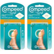 Compeed Bunion Plasters, 5 Hydrocolloid Plasters, Foot Treatment, Effective Protection Against Pressure and Rubbing, Dimensions: 4.7 cm x6.8 cm (Pack