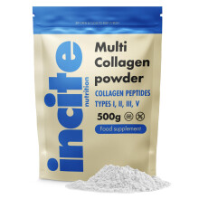 Multi Collagen Powder 500g - Unflavoured - Type 1 2 3 and 5 - Hydrolysed Collagen Peptides Powder - Bovine & Marine Collagen Supplement for Women & M