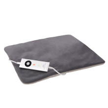 Dreamland Revive Me Multipurpose Weighted Heat Pad, Grey, Fast Heat-up, 3-Hour Adjustable Temperature, Auto Safety Shut-Off, Machine Washable, Ideal