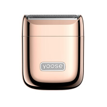 yoose Lady Shaver, IPX7 Alloy Body Electric Razors for Women (USB-C, 3.6mm Guide Comb, Multi Shaving Modes), Portable Size, Radiant Gold