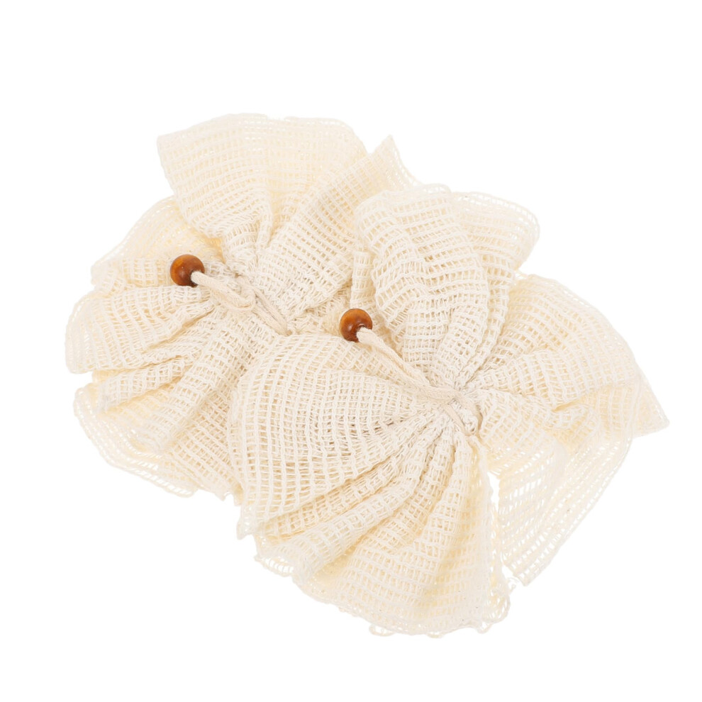 4pcs EcoFriendly Bath Sponge Set for Gentle Skin Exfoliation and Rich Foam