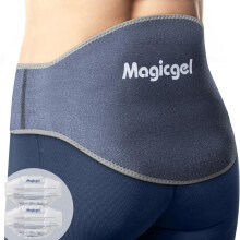 Magic Gel Ice Pack for Back - Reusable Cold Compress Hot and Ice Flexible Back Wrap for Hot or Cold Therapy - ICY Heat Pads Designed for Backs - Lowe