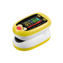 Yohcuro Paediatric Oximeter for Infants & Kids, Fingertip Pulse Oximeter for Small Fingers, Blood Oxygen Saturation, Pulse Rate Monitor, Cute Cartoon