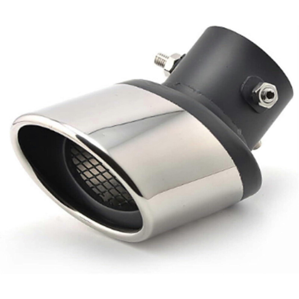 Car Exhaust Tip Stainless Steel Muffler Tailpipe For Jeep Wrangler Renegade Compass Silver 6935161595680