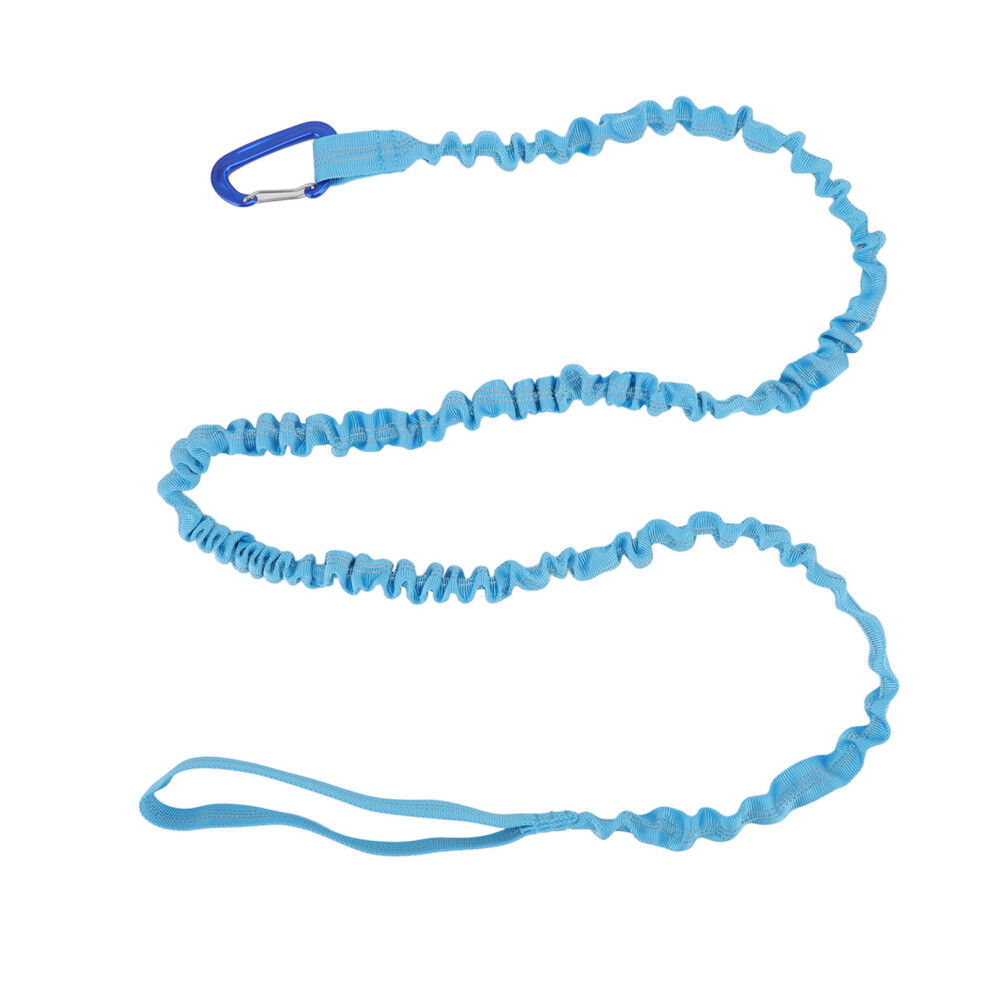 Stretchable Blue Bike Tow Rope 1.7M Nylon Alloy Portable Outdoor 9491383181645
