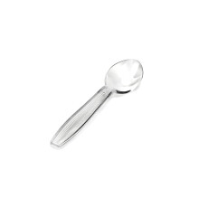 Signature Packaging - Re-usable Plastic Soup Spoons 100 Pack - Heavy Duty Party Cutlery