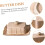 Ceramic Butter Dish with Lid Microwave Safe Rectangular Porcelain Container for Fresh Storage 5