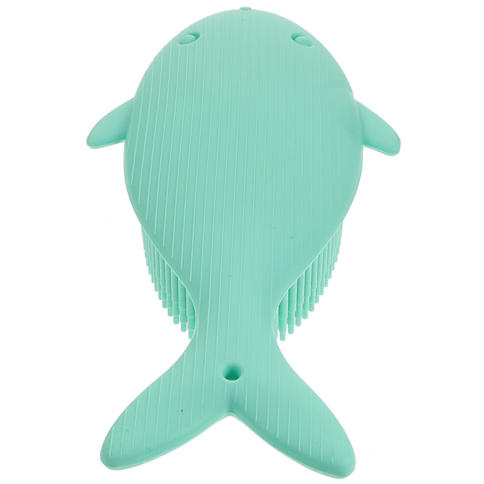 Silicone Scalp Massager and Baby Bath Scrubber with Gentle Cleaning Brush and Ergonomic Grip