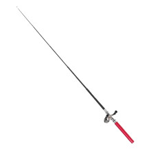Mini Telescopic Fishing Rod Reel Combo, Lightweight Fiberglass, Red