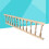 30 .5x7.5cm R Φράχτη Χειρολισθήρα S Picket Fence Miniture Έπιπλα Stuff 4