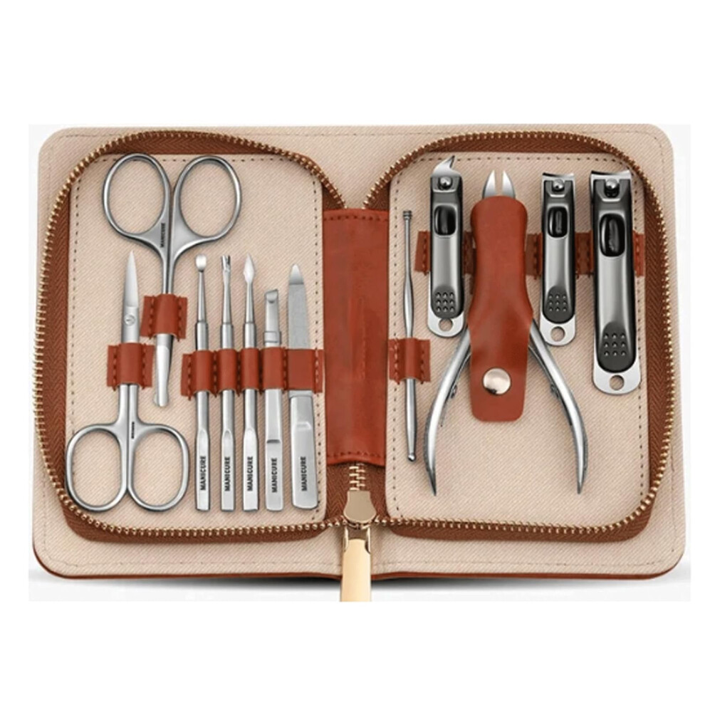 12 in 1 Manicure Pedicure Set Professional Nail Care Kit AllinOne Grooming for Travel