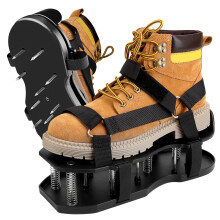 Lawn Aerator Shoes with Spring Soil Ejection and Adjustable Straps, HeavyDuty Spikes for Garden and Yard