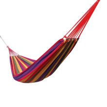 Weather-resistant Canvas Hammock, Portable Outdoor Hammock For Unforgettable Camping Trips, Comfortable Cotton Hammock Offering Breathable