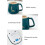Smart Coffee Mug Warmer with Constant Temperature Heating, Auto Shut Off, Gift Box, Green 5