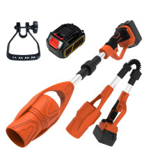 21V Cordless Leaf Blower with Battery and Charger, Speed Airflow, Foldable for Lawn Patio