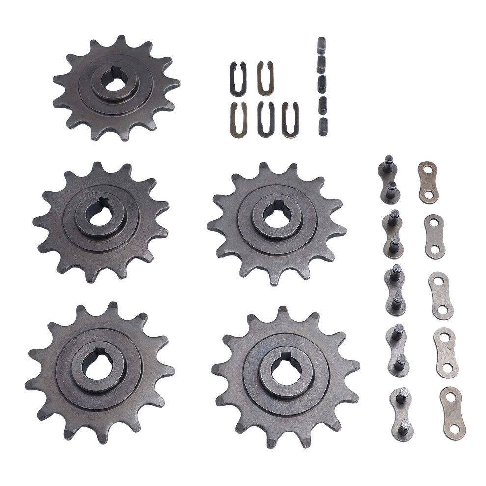 410 13T Steel Rear Motor Sprocket With Master Link Set For Go Kart Atv Motorcycle 8741383182854