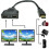 HDMI Splitter-HDMI Splitter Adapter Cable Splitter HDMI Αρσενικό σε Διπλό HDMI Θηλυκό 1 έω 1