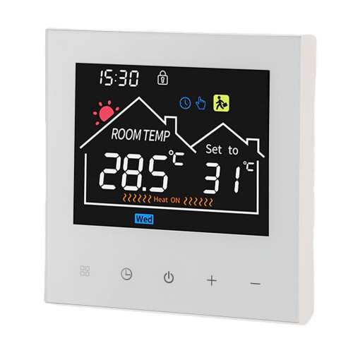 Programmierbarer Smart Thermostat 86x86mm 240g LCD
