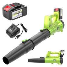 21V Cordless Leaf Blower with Battery and Charger, Lightweight OneHand Operation for Yard and Garden