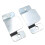 Conector de Sofá para Sofá Suporte de Conector de Sofá em Metal Premium com Parafusos - AX 4