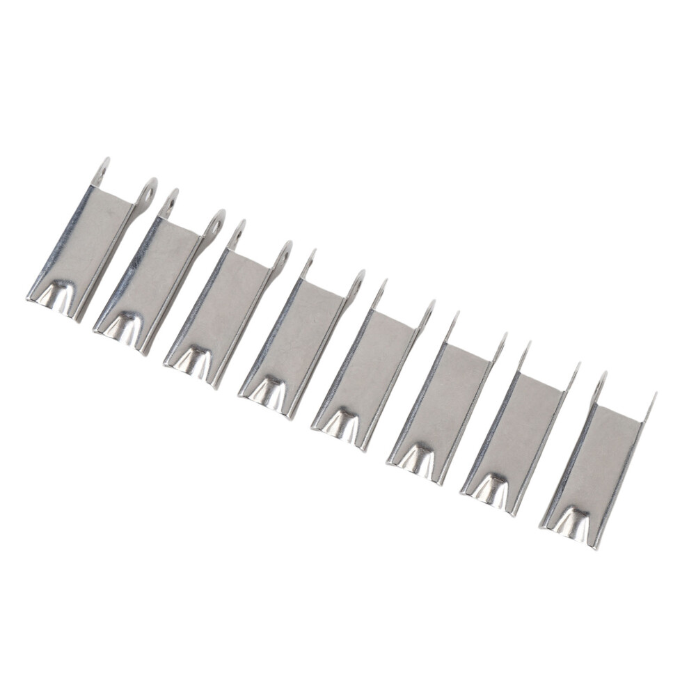 8Pcs 316 Stainless Steel Safety Hook Latch 32Mm Towing Receiver 8381383183521
