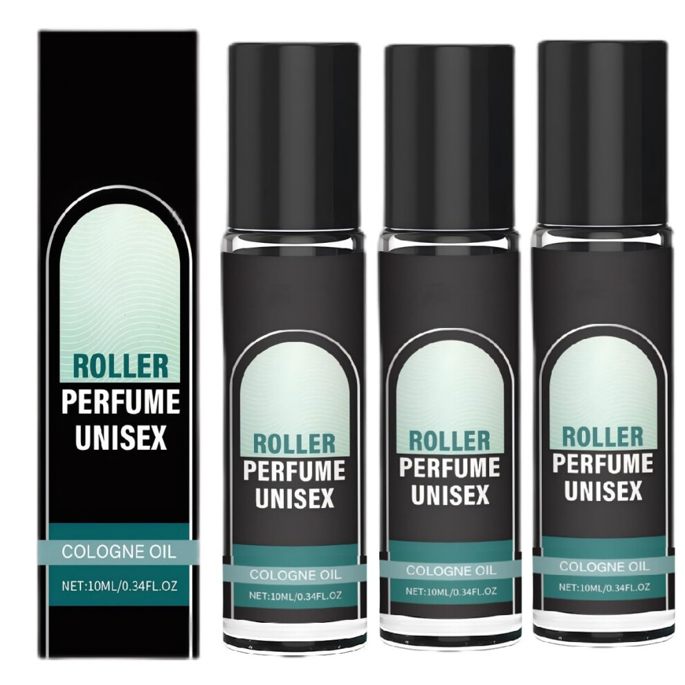 Pheromone Cologne for Men 3PC Set  Long Lasting Unisex RollOn Perfume for Attraction and Confidence