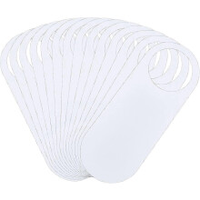 20 Stück Kunststoff-Türknauf-Kleiderbügel Schilder PVC Leere Türschilder Nicht stören Türbügel für B