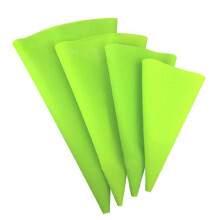 8pcs Reusable Silicone Piping Bags for Cake Decorating Cupcakes Cookies Fondant with Easy Grip