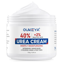 Urea Cream 40% with Salicylic Acid Foot Moisturizer for Cracked Heels, Calluses, Dry Skin 5.29 oz