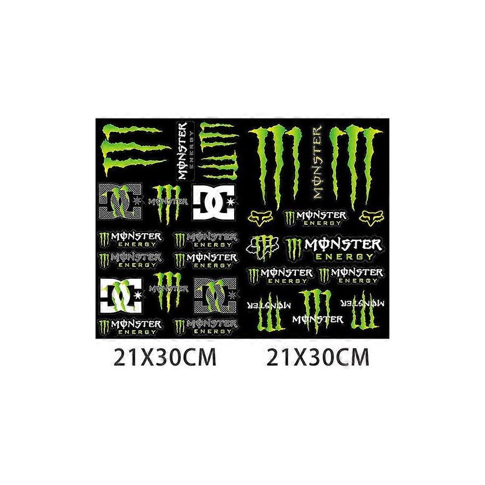 Racing Motorcycle Monster Energy Sticker Helmet Decal 6935161617580