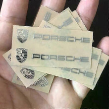 Autometall-Creative-Aufkleber Wasserdichte schmutzsichere Aufkleber Zubehör geeignet für Porsche 911 718 Macan Cayman Taycan Panamera Cayenne
